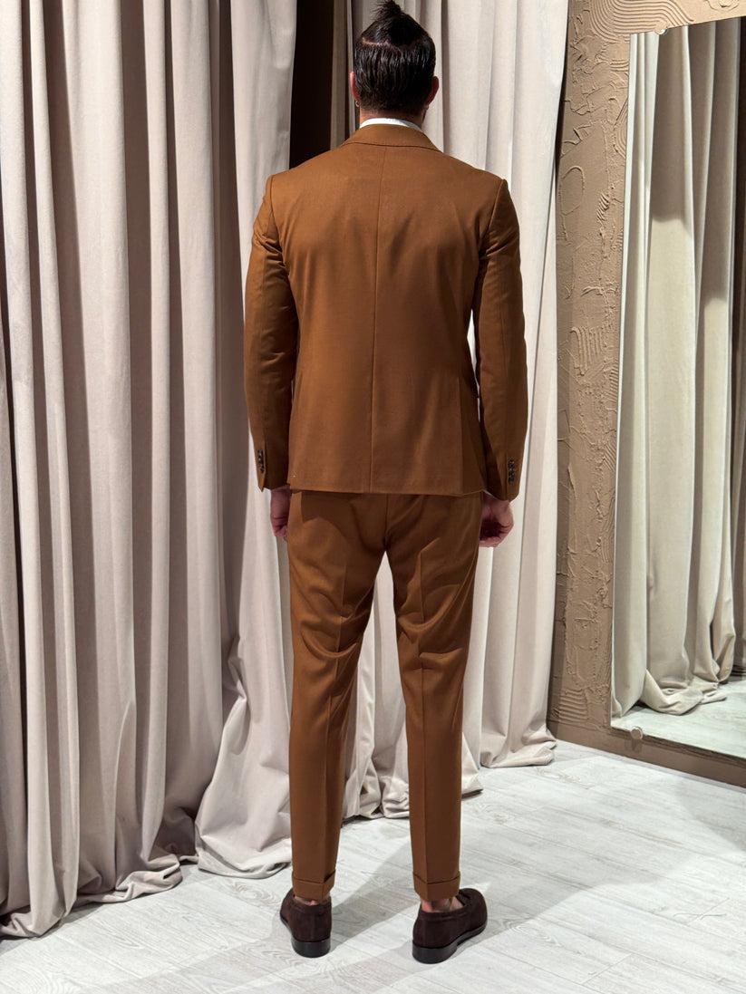 Underground Couture Abito Doppio Petto Tabacco