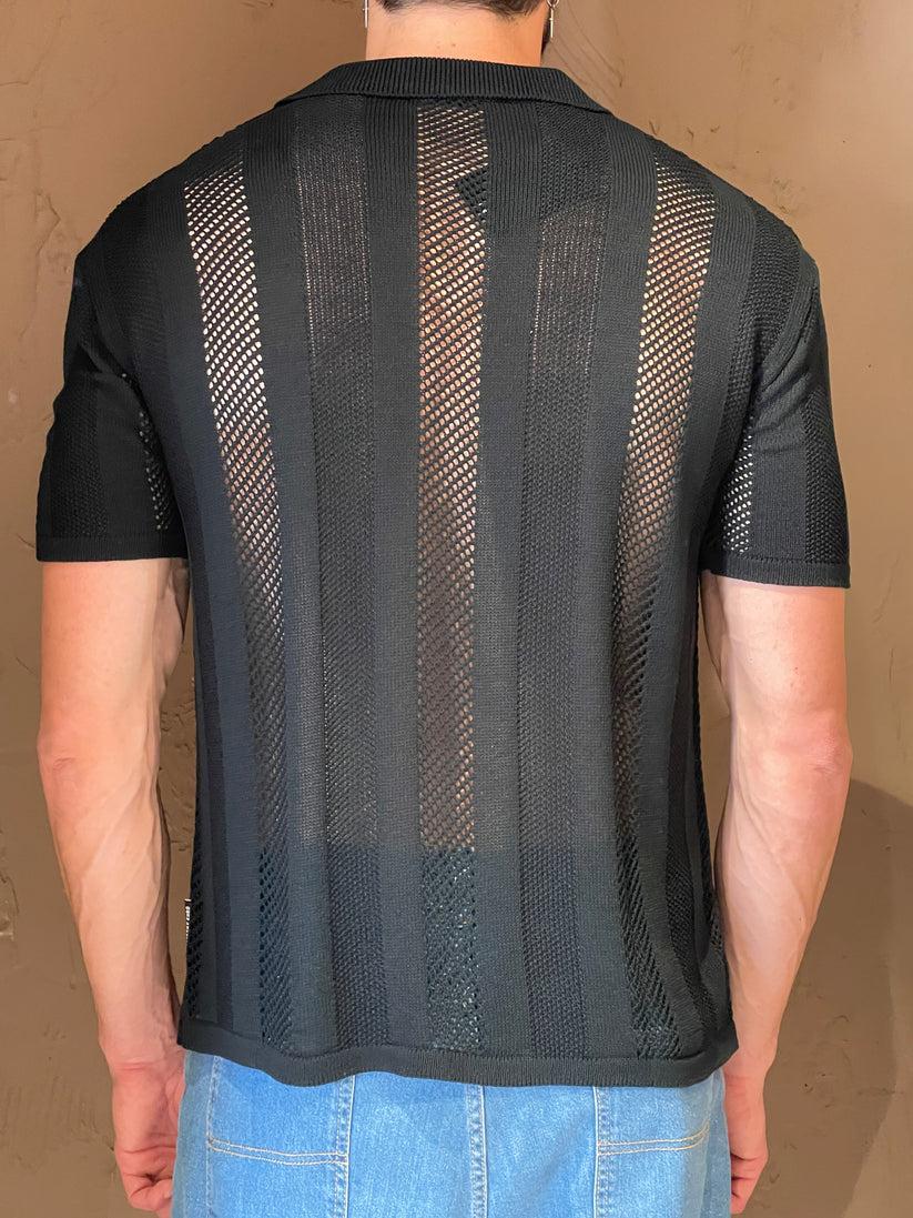 Underground Couture Camicia Nera Filo