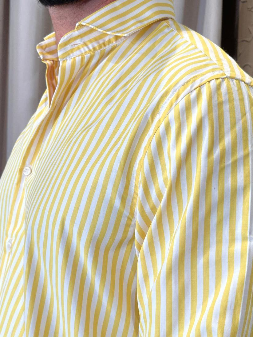 Underground Couture Camicia Riga Gialla