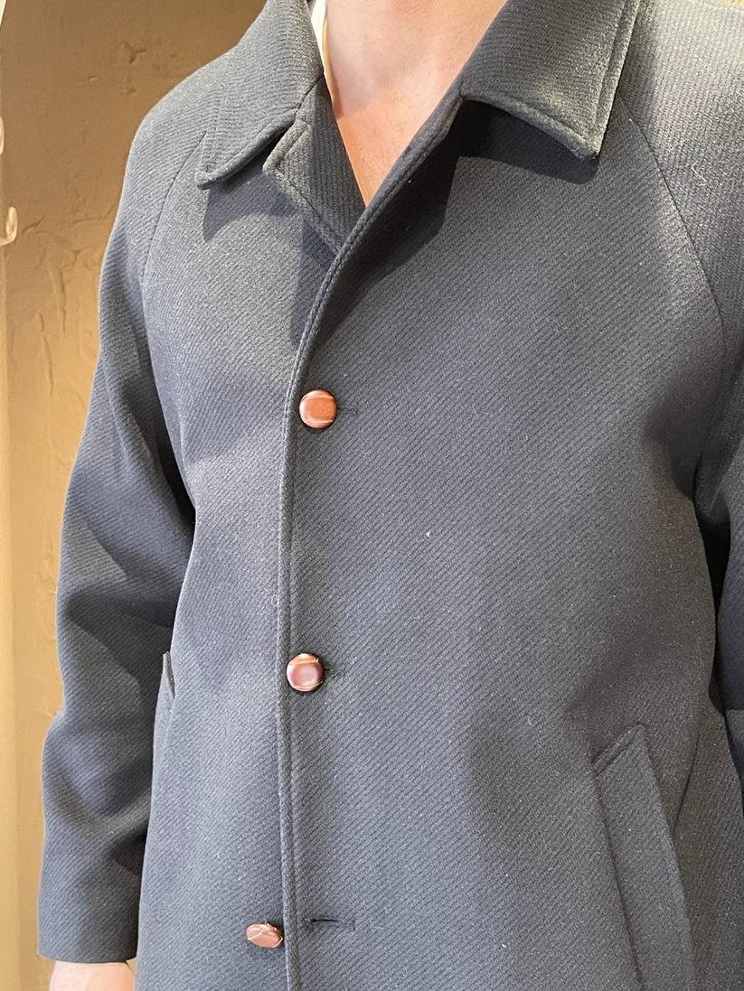 Underground Couture Cappotto Bottone Cuoio