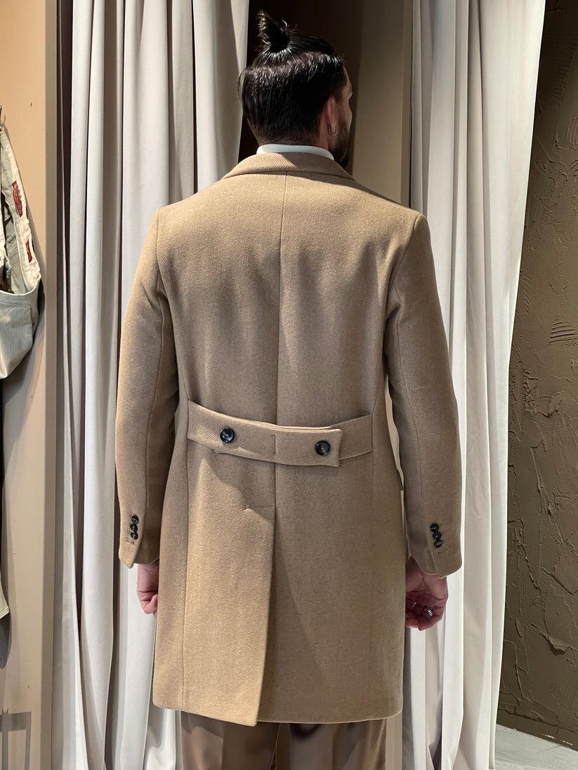 Underground Couture Cappotto Cammello Doppiopetto