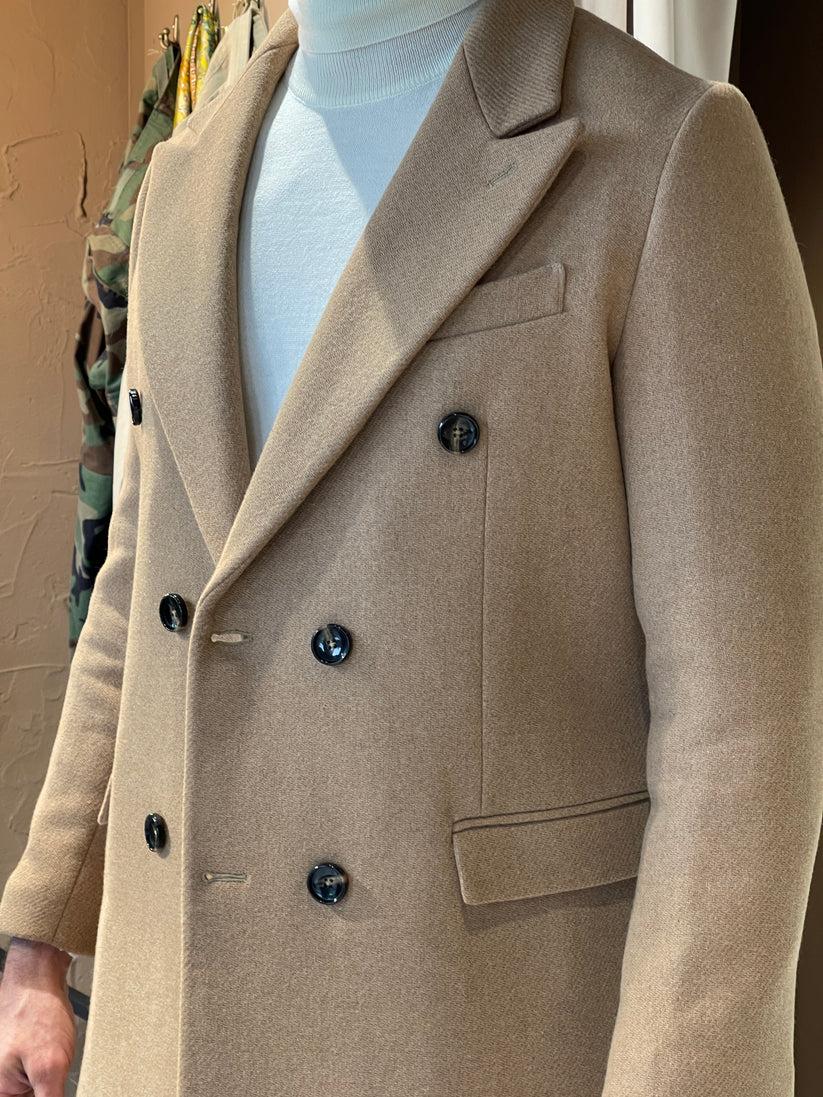 Underground Couture Cappotto Cammello Doppiopetto