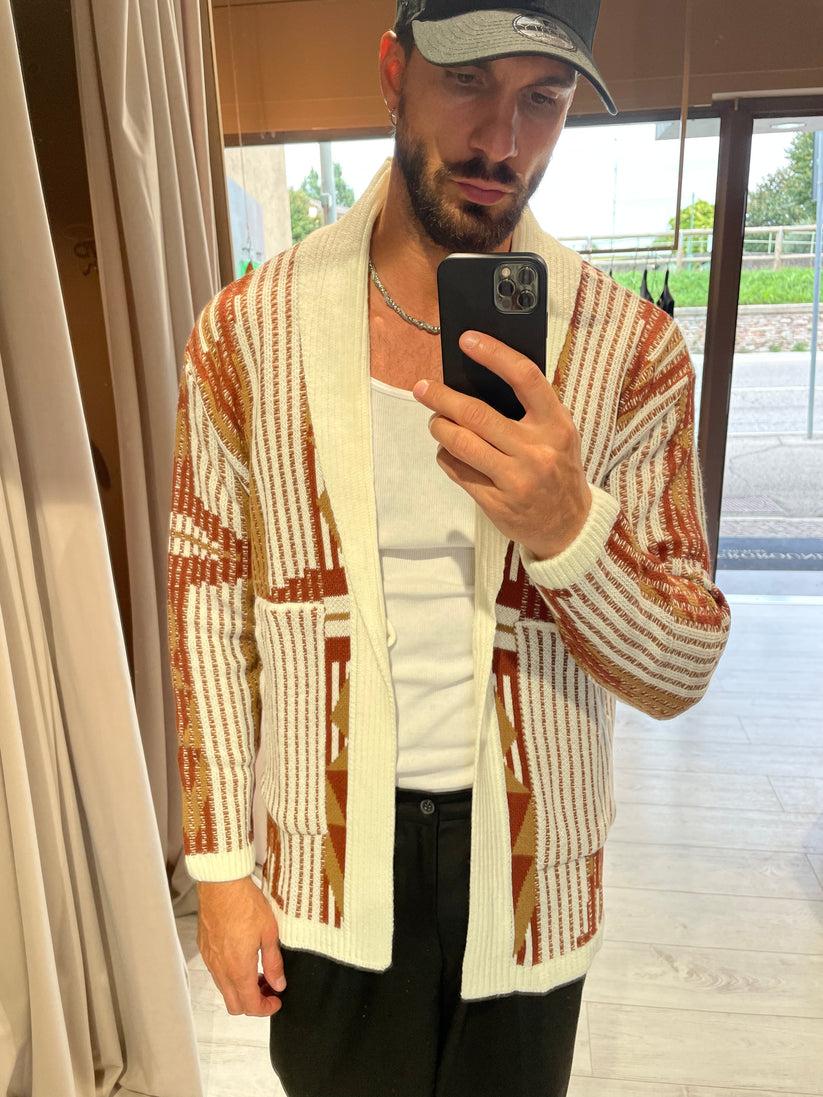 Underground Couture Cardigan Lana Etnico