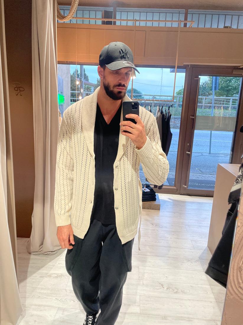 Underground Couture Cardigan Traforato Panna