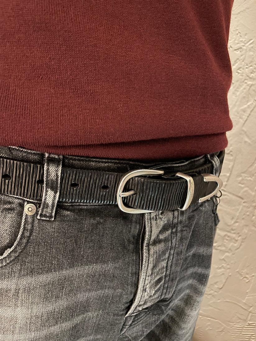 Underground Couture Cintura Pelle Nera