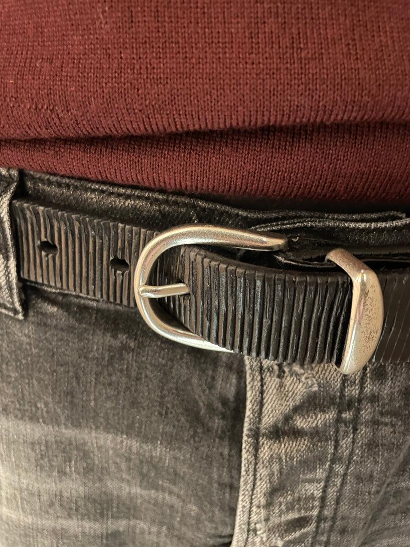 Underground Couture Cintura Pelle Nera