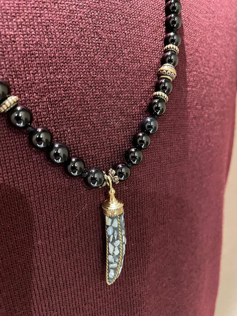 Underground Couture Collana Onice Bianco