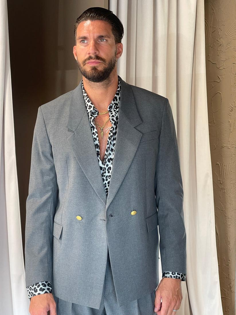 Underground Couture Giacca Doppio Petto Grigia