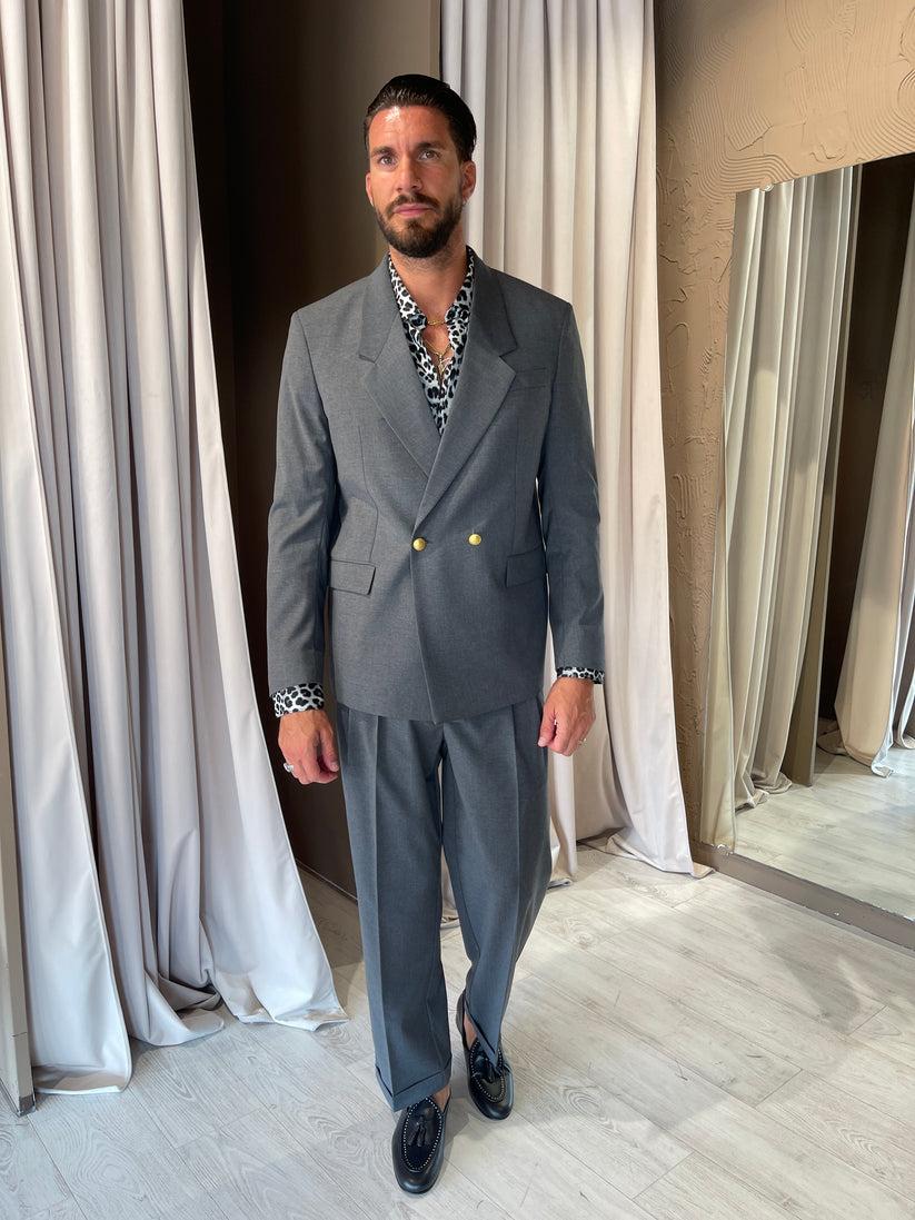 Underground Couture Giacca Doppio Petto Grigia