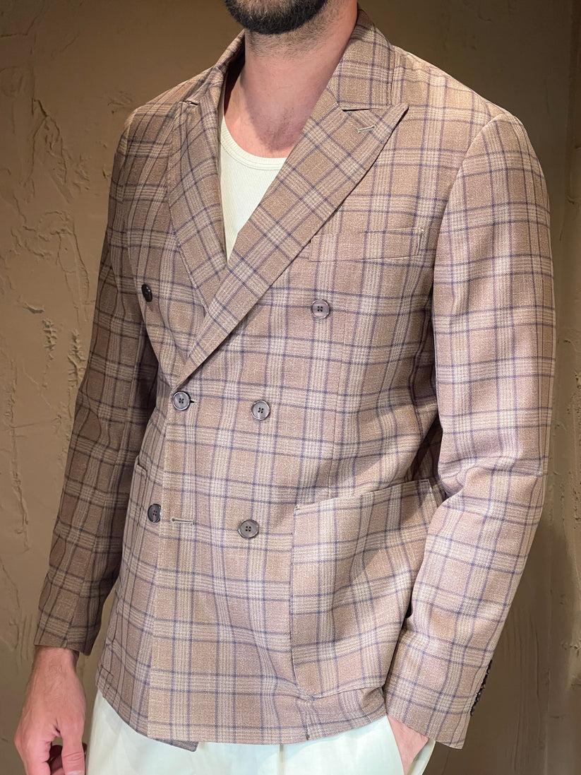 Underground Couture Giacca Doppio Petto Quadro