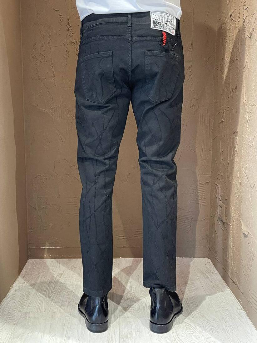 Underground Couture Jeans Bull Nero Laser