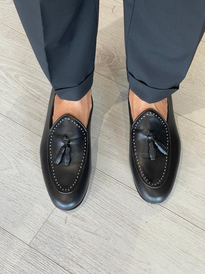 Underground Couture Mocassino Nero Bochiette MB