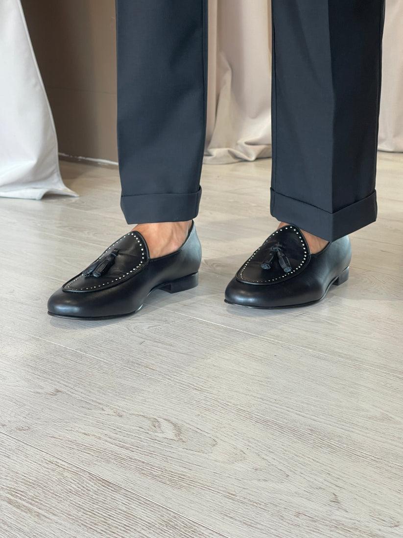 Underground Couture Mocassino Nero Bochiette MB