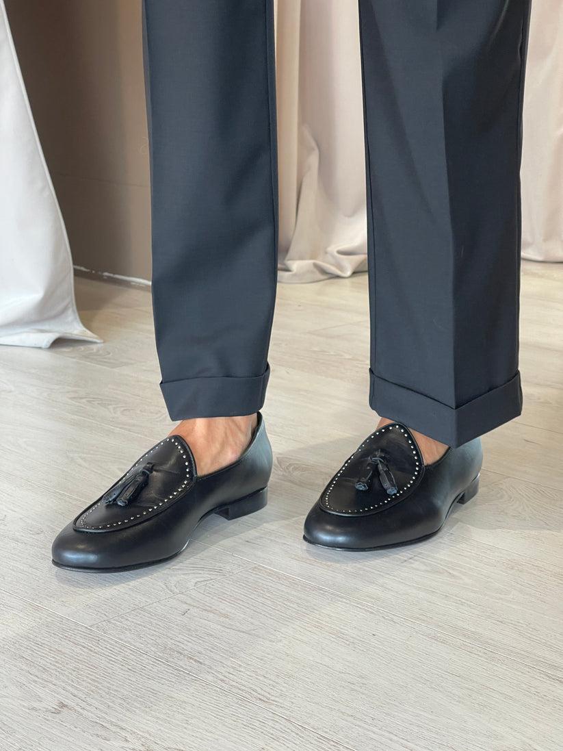 Underground Couture Mocassino Nero Bochiette MB