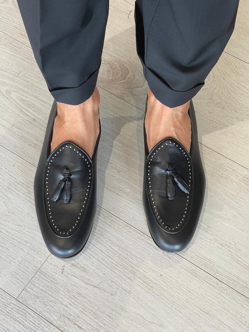 Underground Couture Mocassino Nero Bochiette MB