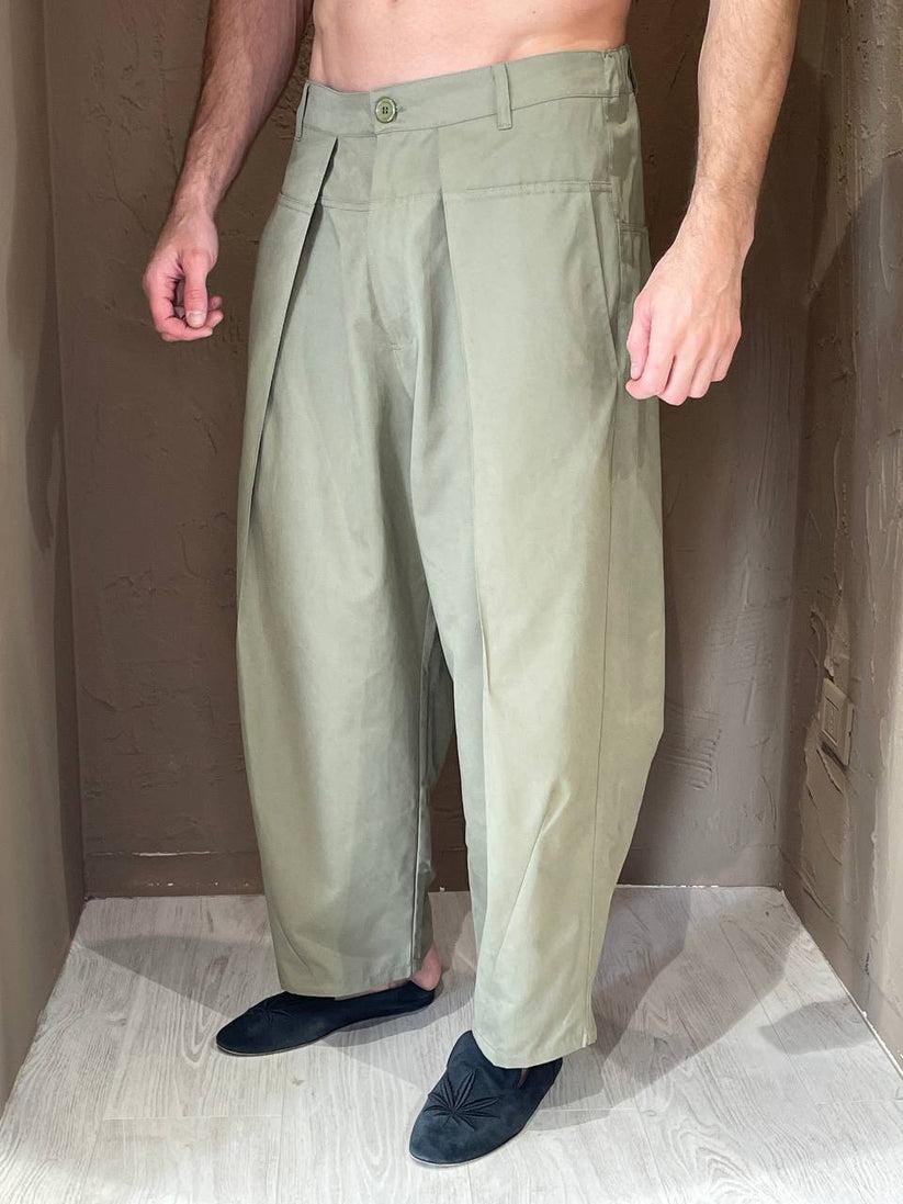 Underground Couture Pantalone Japan Verde