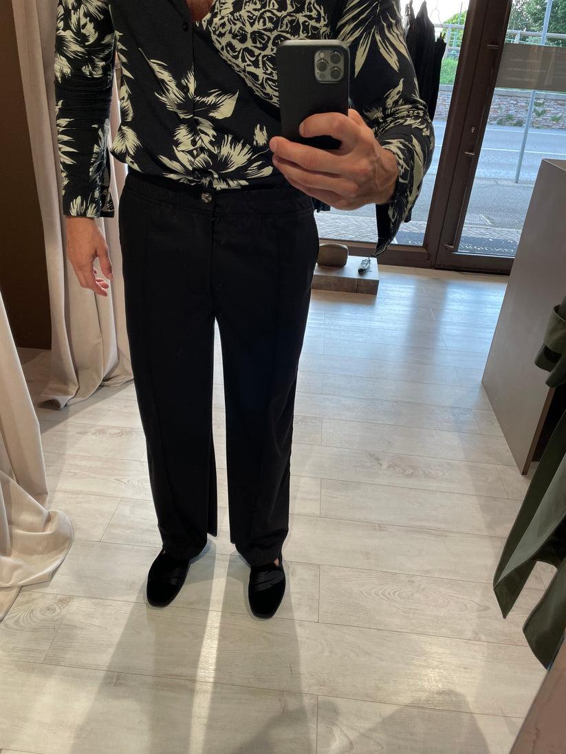 Underground Couture Pantalone Nero Ampio