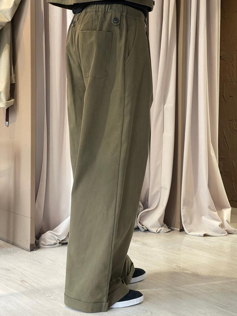 Underground Couture Pantalone Parigi Verde