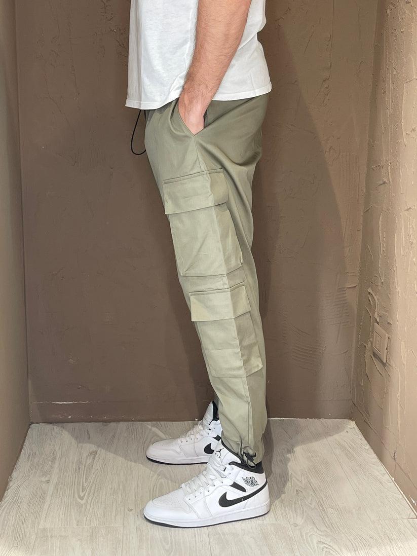 Underground Couture Pantalone Tasconato Verde