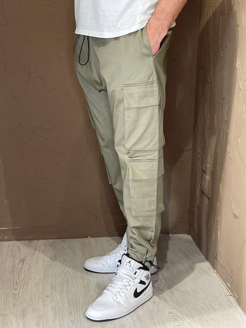 Underground Couture Pantalone Tasconato Verde