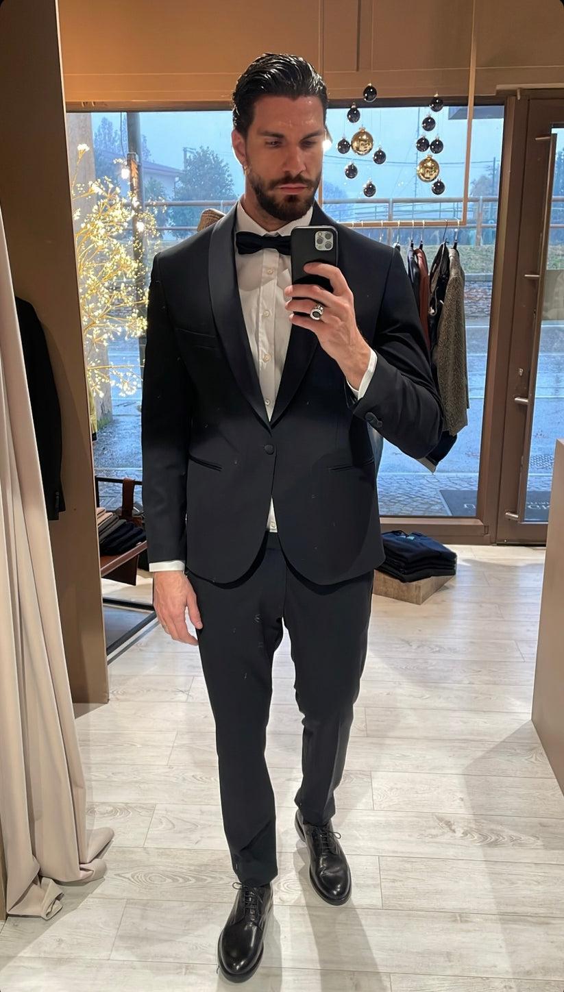 Underground Couture Smoking Blu Scialle