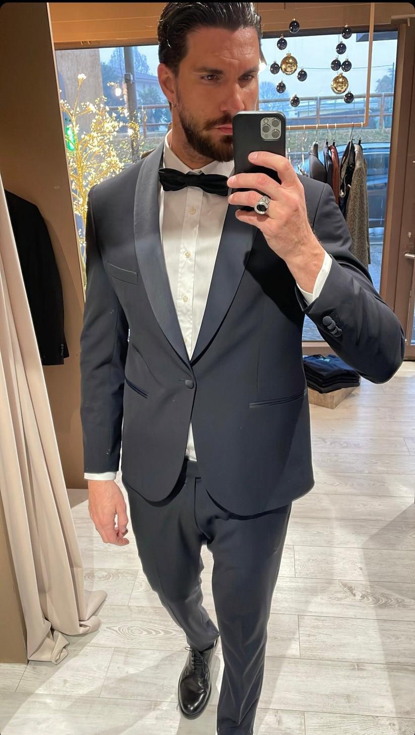 Underground Couture Smoking Blu Scialle