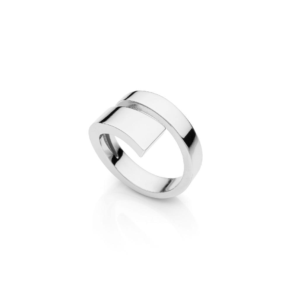 Unoaerre Anello contrarié argentato | UNOAERRE Gioielli
