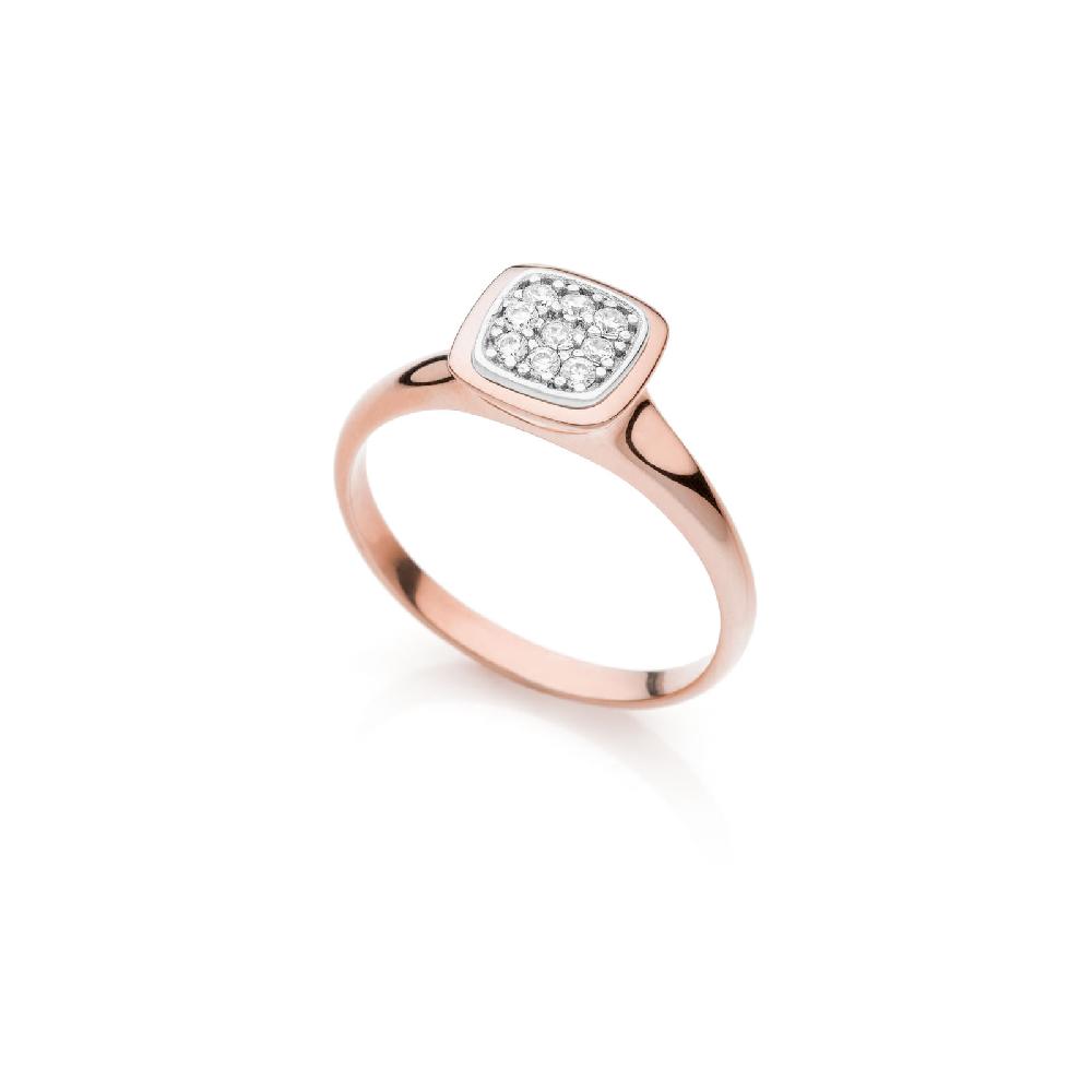 Unoaerre Anello donna argento con pavé | UNOAERRE Gioielli