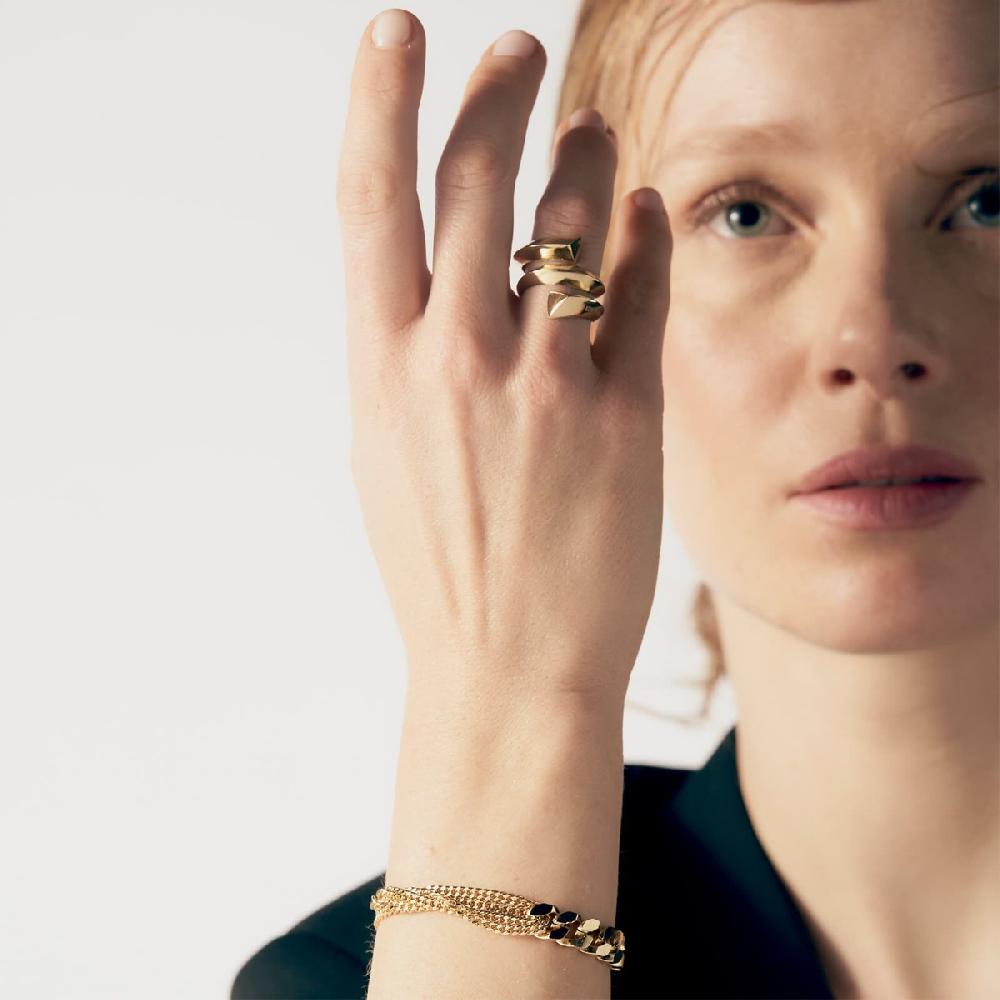 Unoaerre Anello Donna Contrariè Bagno In Oro | UNOAERRE Gioielli