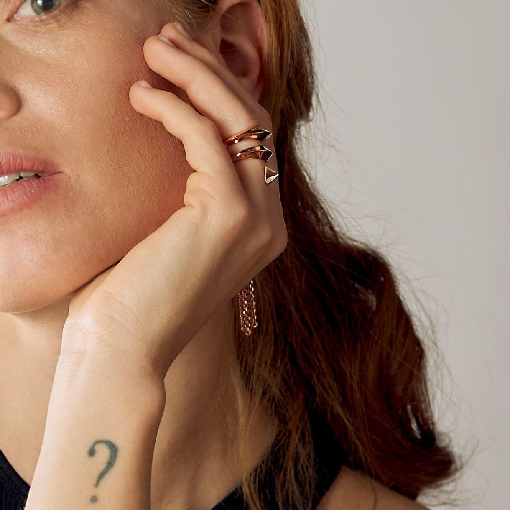 Unoaerre Anello Donna Contrariè Bagno In Oro | UNOAERRE Gioielli