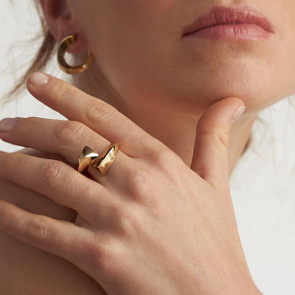Unoaerre Anello Donna Contrariè Triangolare | UNOAERRE Gioielli