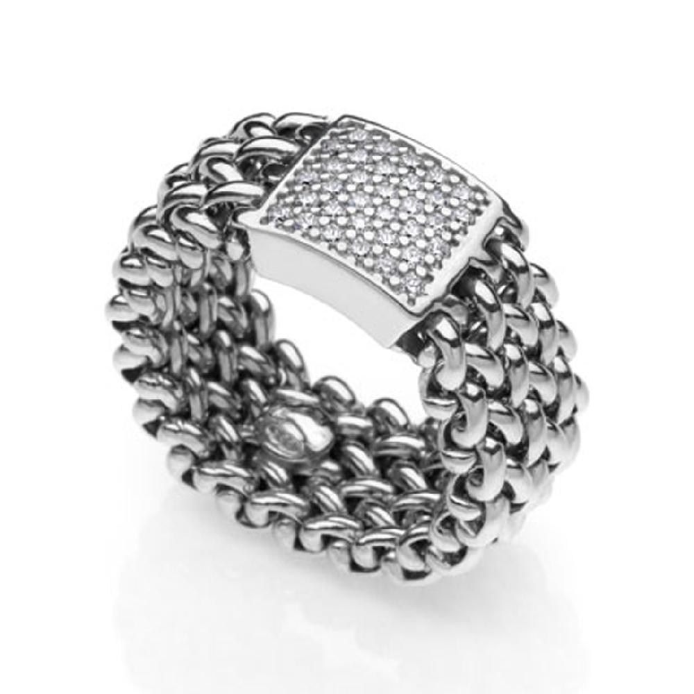 Unoaerre Anello in argento bianco 509531 | UNOAERRE Gioielli