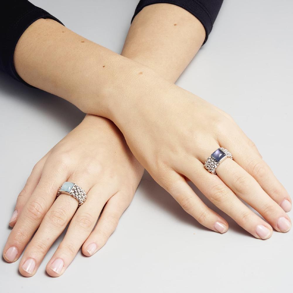 Unoaerre Anello In Argento Con Ametista | UNOAERRE Gioielli