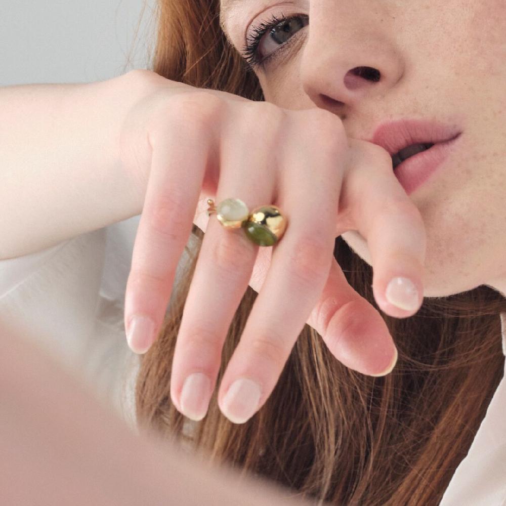 Unoaerre Anello In Argento Con Pietre Preziose | UNOAERRE Gioielli