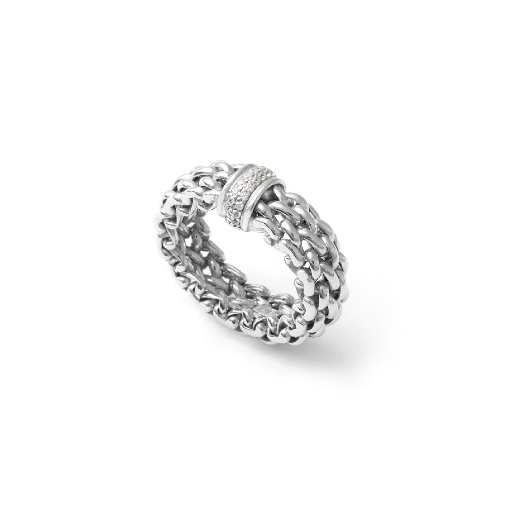 Unoaerre Anello in argento e zirconi | UNOAERRE Gioielli