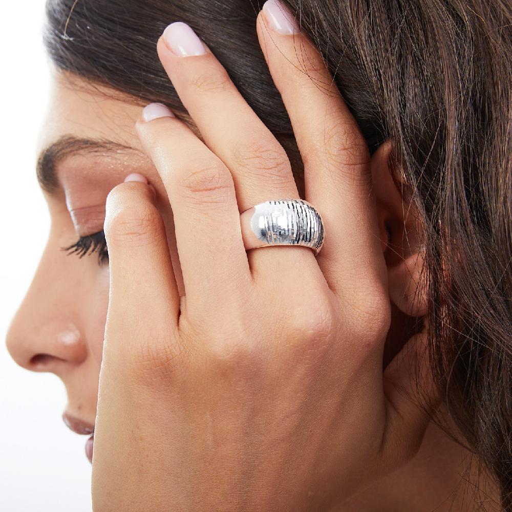 Unoaerre Anello In Bronzo Argentato 512219 | UNOAERRE Gioielli