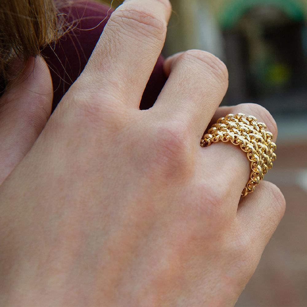 Unoaerre Anello In Bronzo Dorato 484197 | UNOAERRE Gioielli