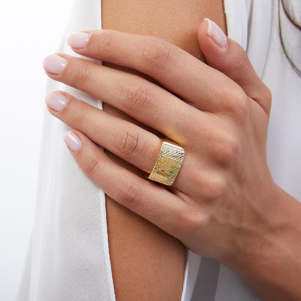 Unoaerre Anello In Bronzo Dorato 512213 | UNOAERRE Gioielli