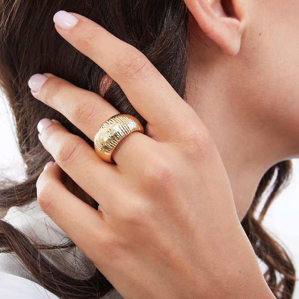 Unoaerre Anello In Bronzo Dorato 512217 | UNOAERRE Gioielli