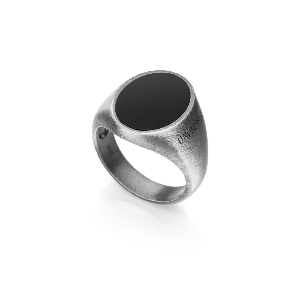 Unoaerre Anello uomo Chevalier in argento 925 | UNOAERRE Gioielli