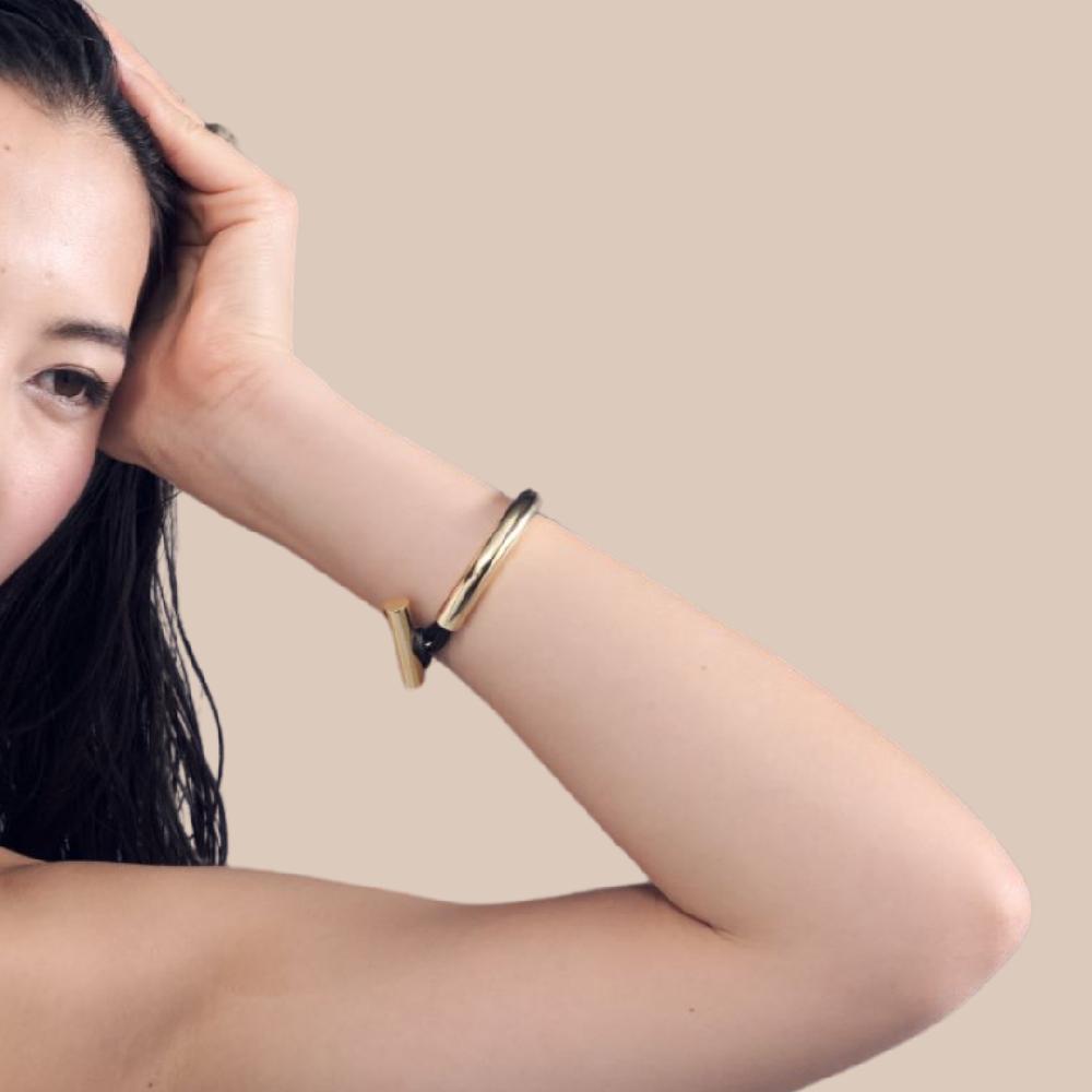 Unoaerre Bracciale Bangle In Argento Dorato | UNOAERRE Gioielli