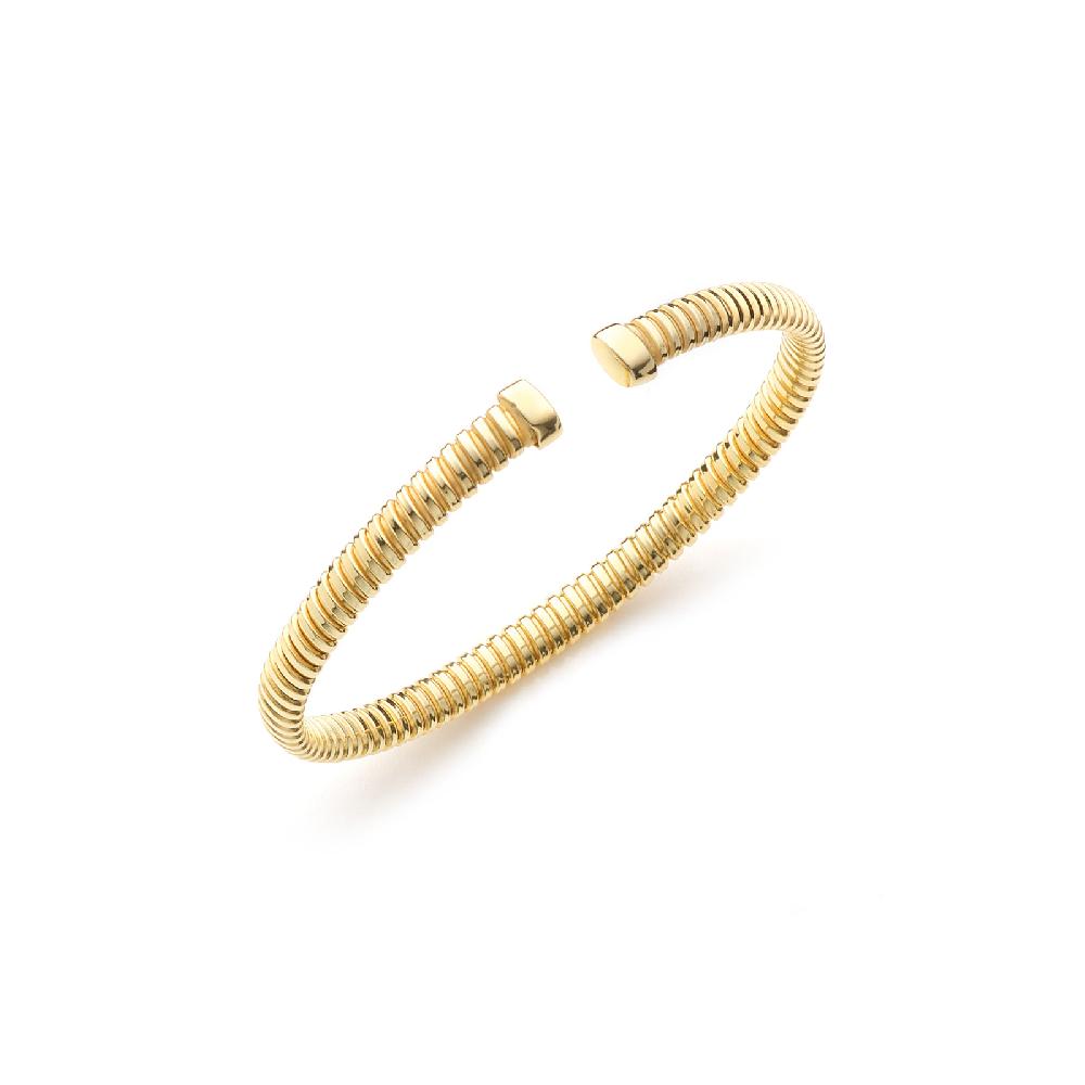 Unoaerre Bracciale bangle in argento dorato | UNOAERRE Gioielli
