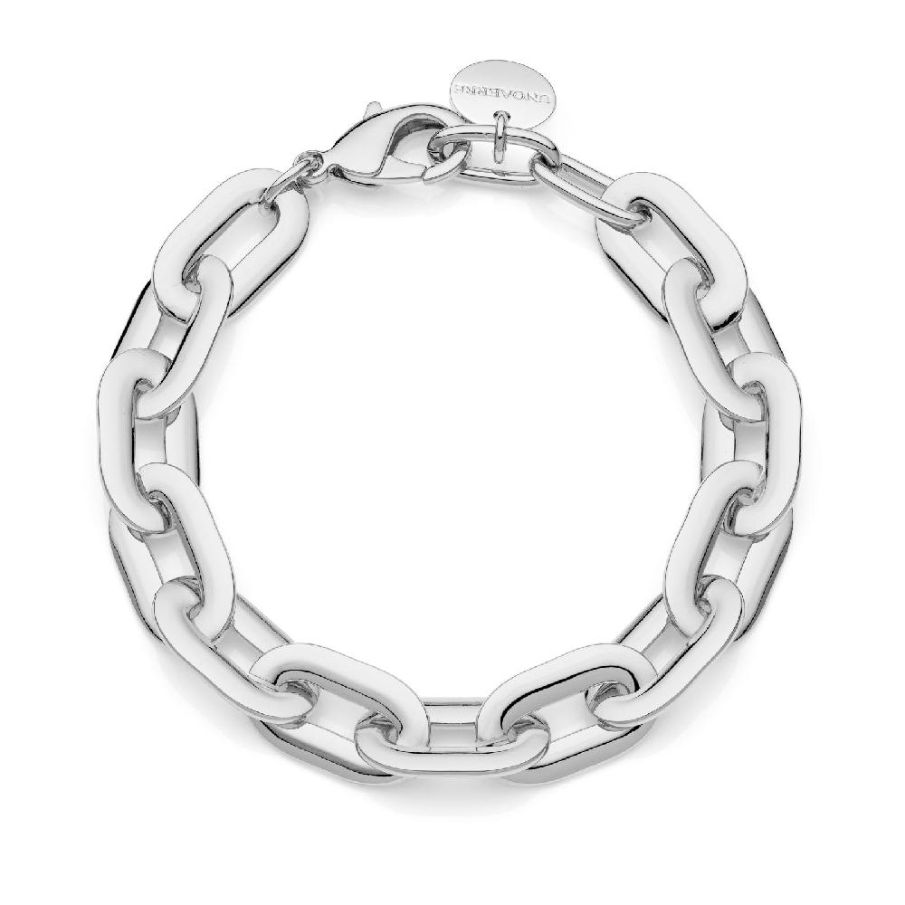 Unoaerre Bracciale catena argentata fantasia | UNOAERRE Gioielli