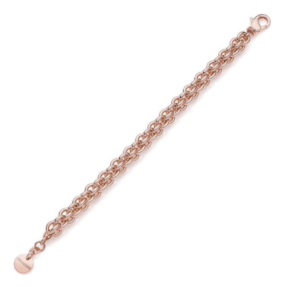 Unoaerre Bracciale Catena Fantasia Bronzo Rosa | UNOAERRE Gioielli