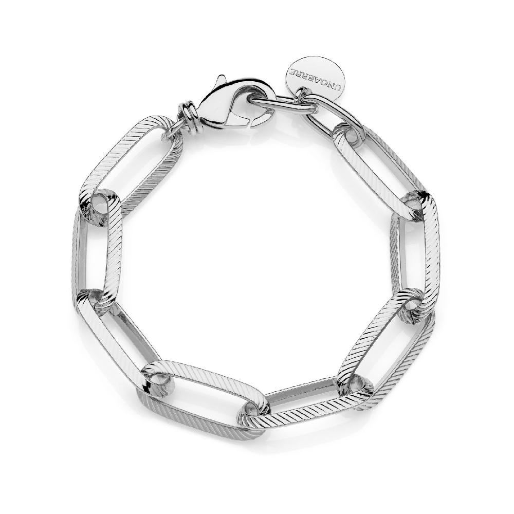 Unoaerre Bracciale catena forzatina argentata | UNOAERRE Gioielli