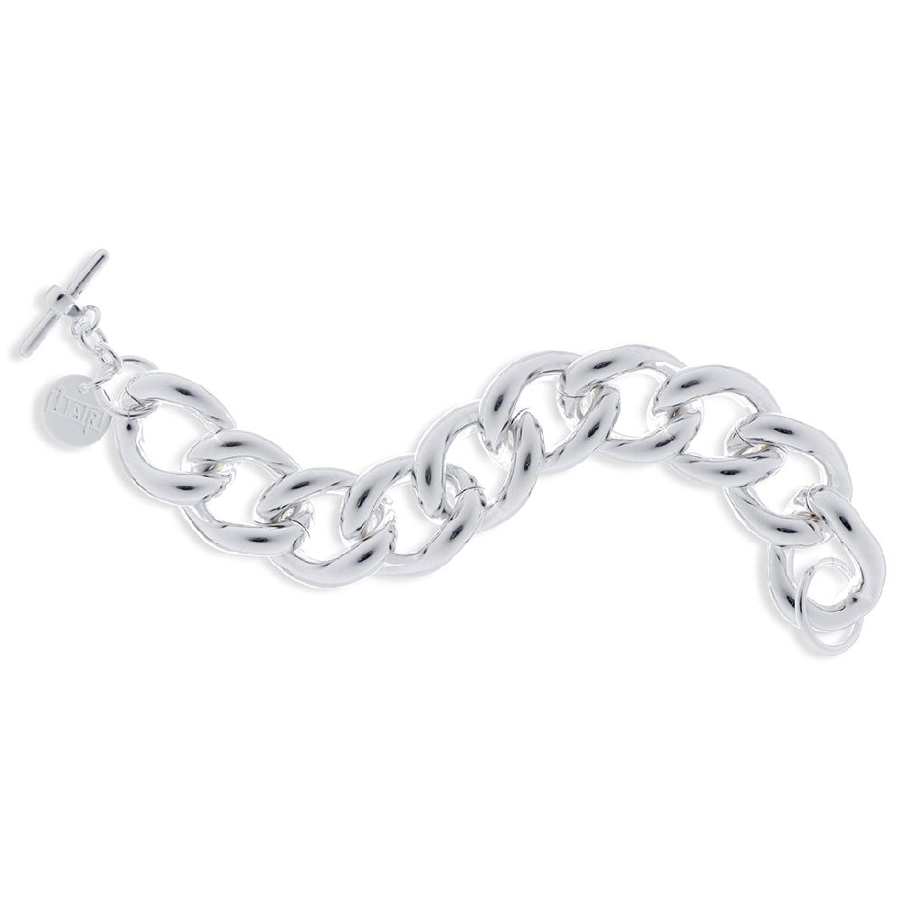 Unoaerre Bracciale catena grande argentato | UNOAERRE Gioielli