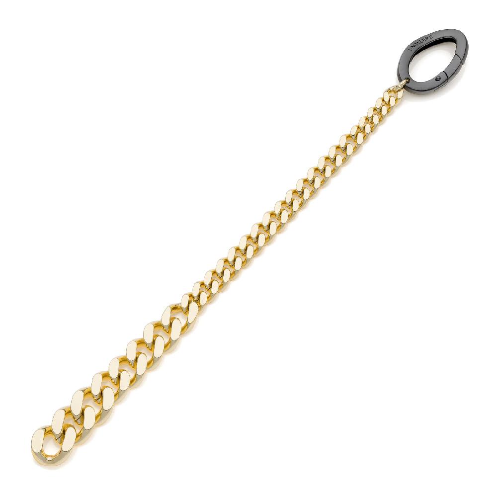 Unoaerre Bracciale Catena Groumette Maglia Nera | UNOAERRE Gioielli