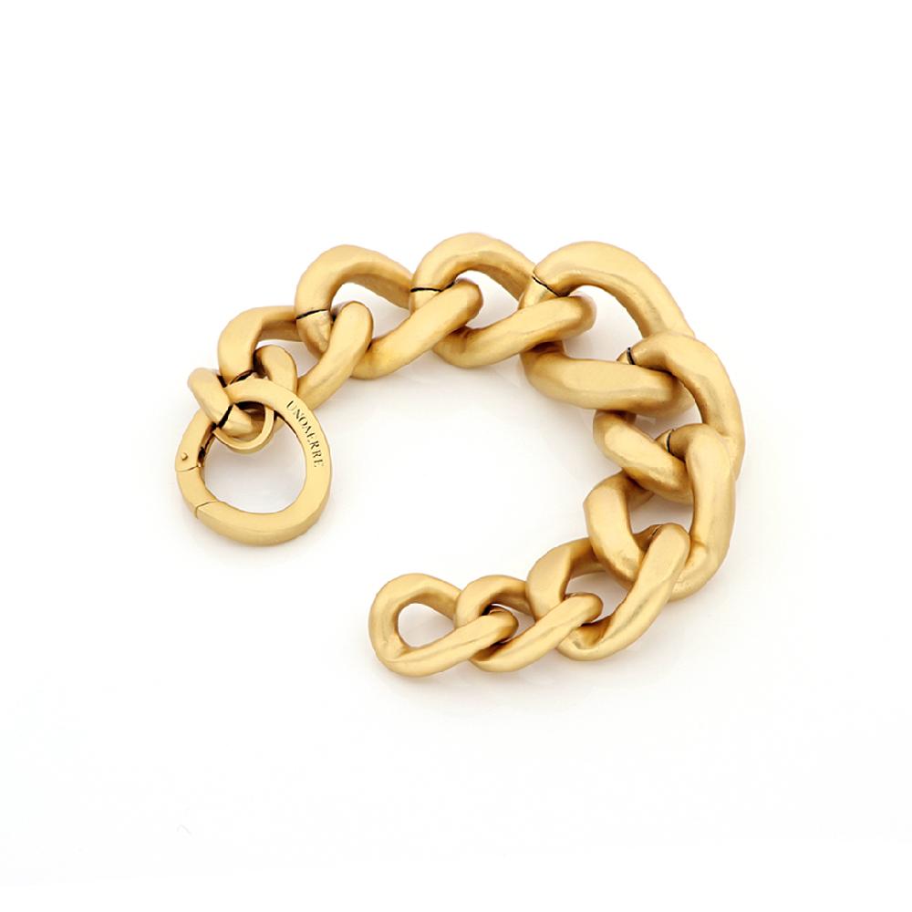 Unoaerre Bracciale Catena Grumetta Maxi In Bronzo Dorato | UNOAERRE Gioielli