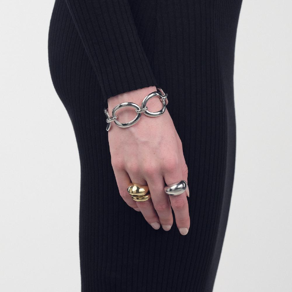 Unoaerre Bracciale Catena Ovale In Argento | UNOAERRE Gioielli