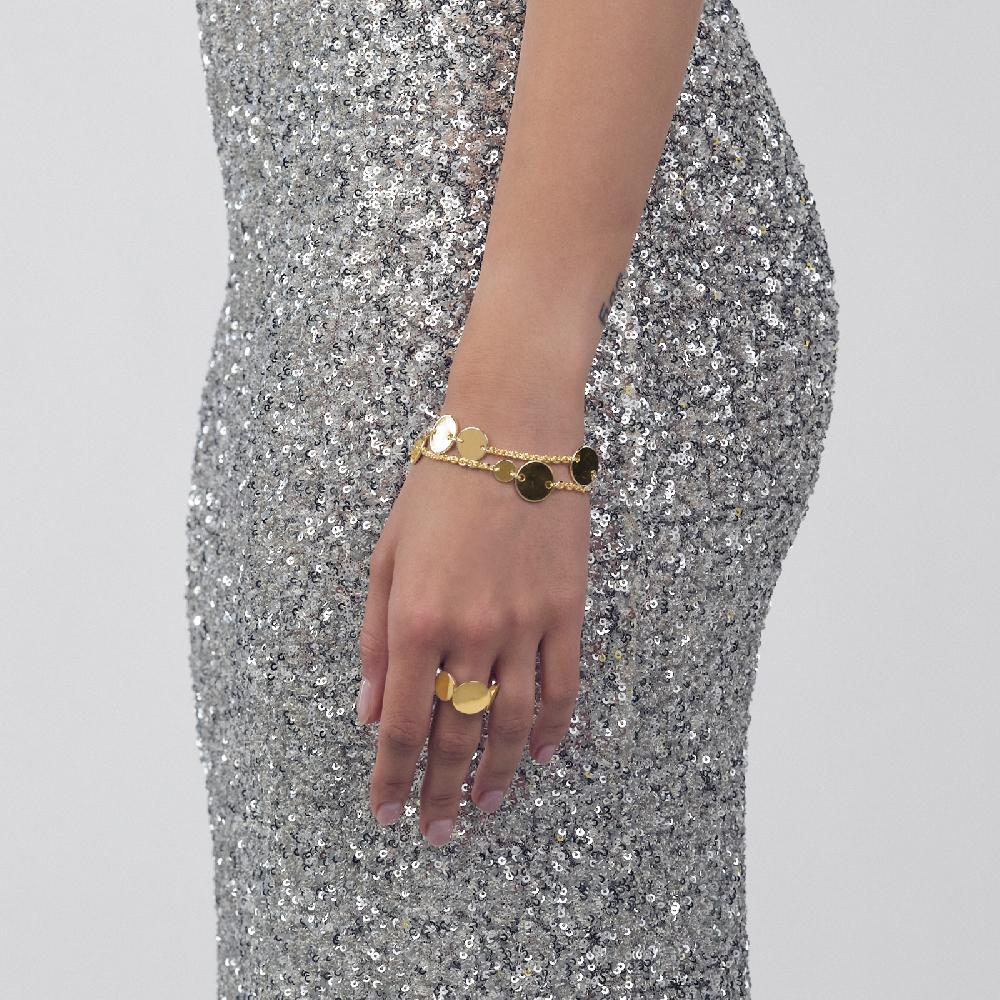 Unoaerre Bracciale Con Charms Dorato | UNOAERRE Gioielli